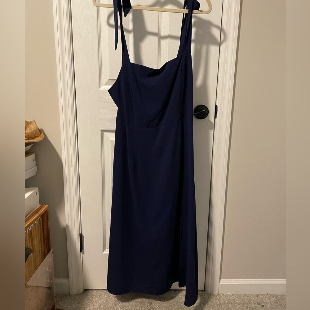 Navy Blue Petal and Pup Wedding Guest Dress